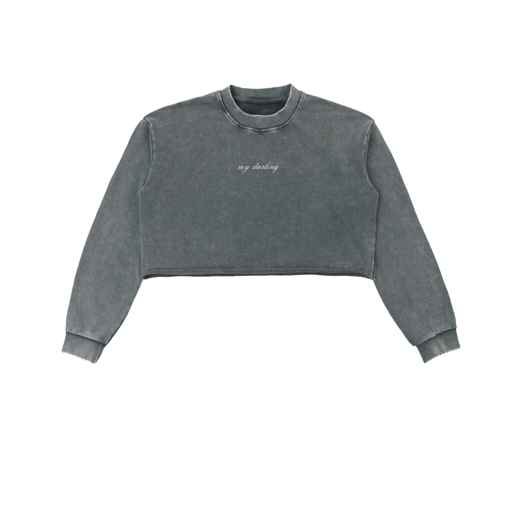 my darling crop crewneck